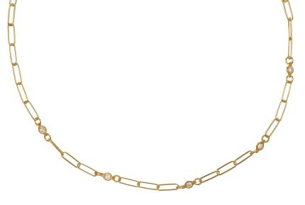 Collana oro 18kt catena sottile