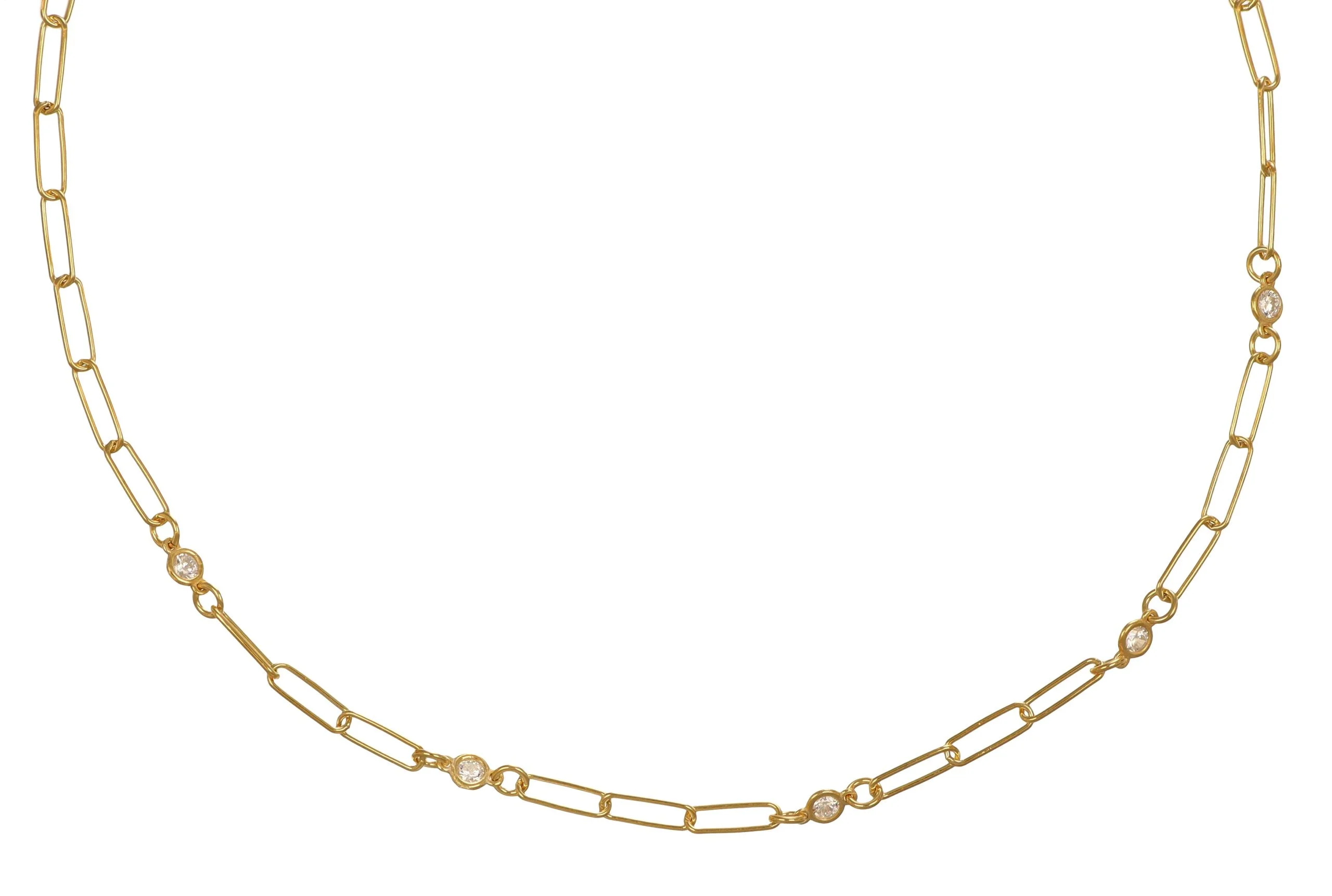 Collana oro 18kt catena sottile - immagine 1