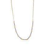 Collana oro 18kt blueberry