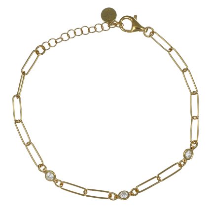 Bracciale oro 18kt catena sottile