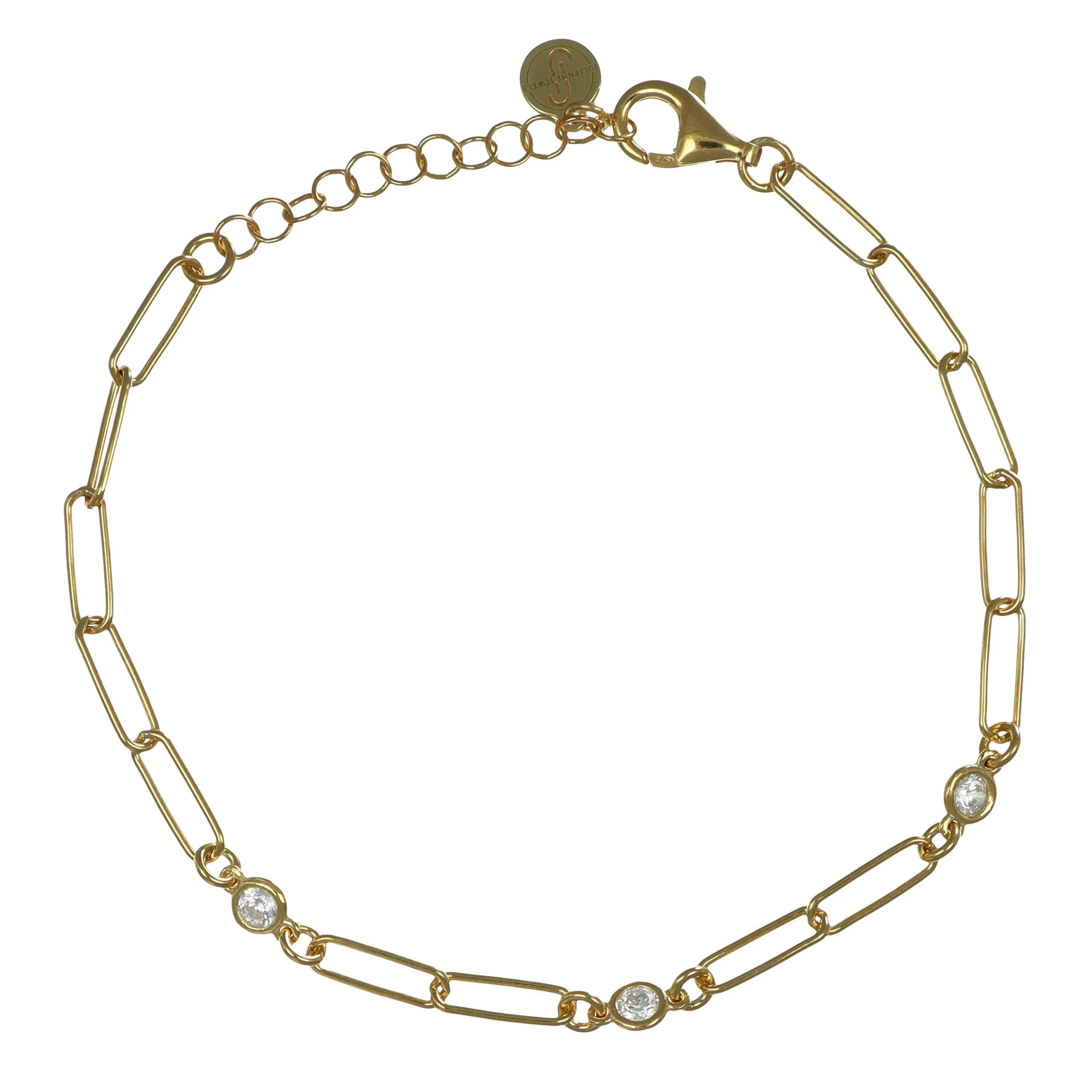 Bracciale oro 18kt catena sottile - immagine 1