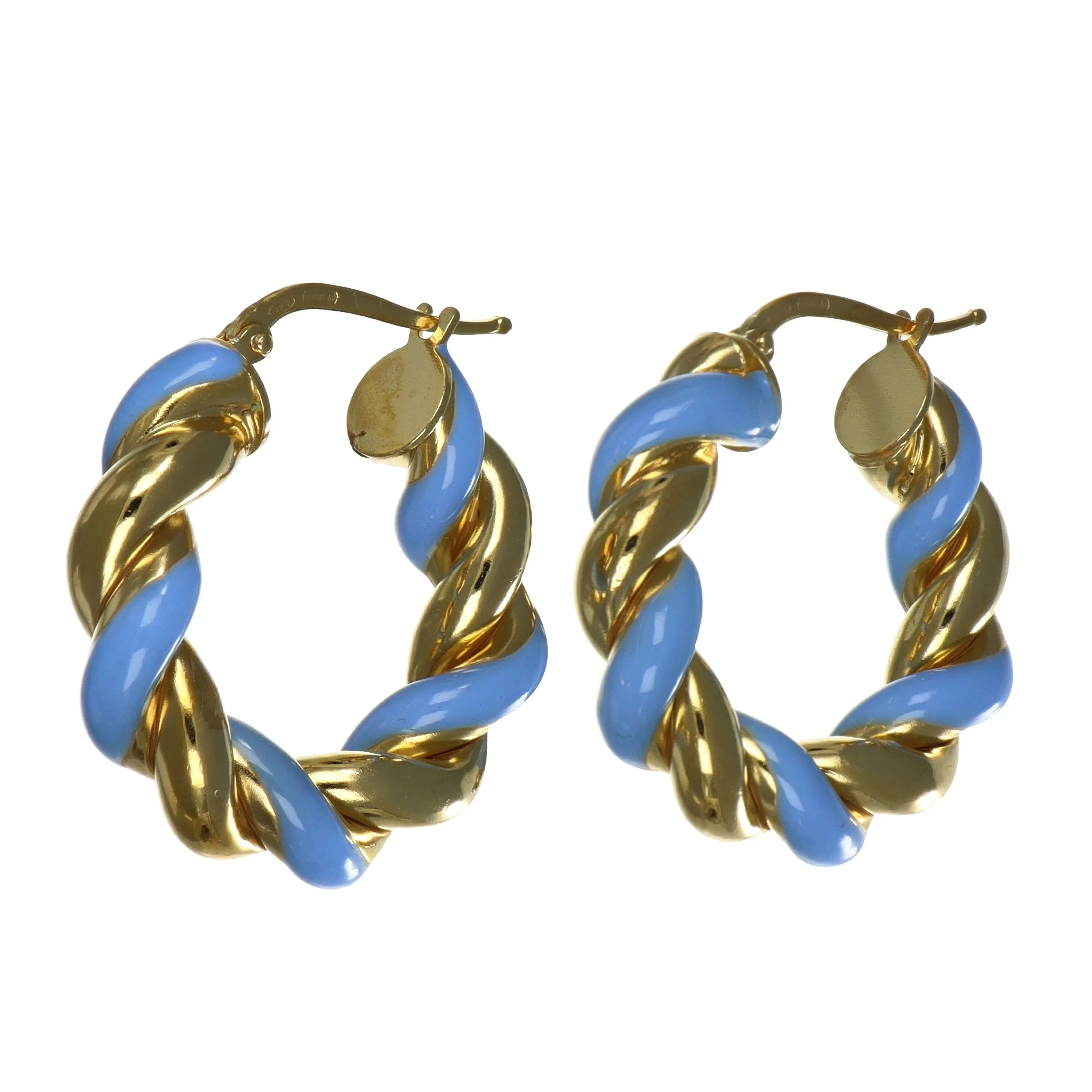 Image2343 Orecchini cerchi bombati oro 18 kt - immagine 1