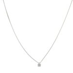 Collana in argento punto luce