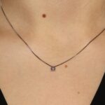 Collana in argento punto luce