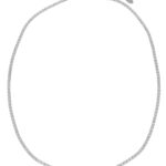 Girocollo tennis con cuore bianco centrale