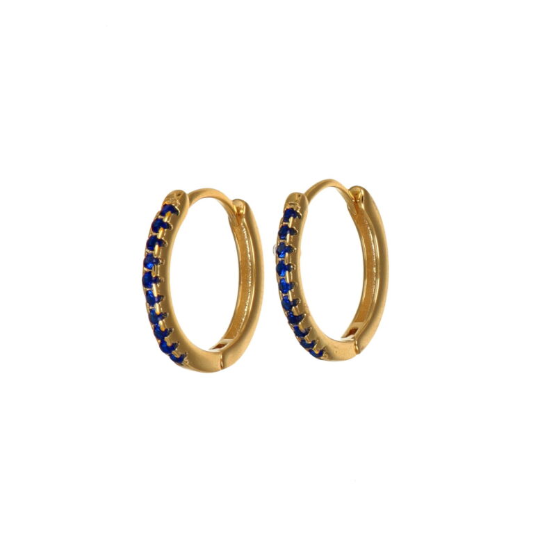 Mary & Jules Orecchini A Cerchio In Argento 925 Riciclato Placcato Oro – 20 Mm, Eleganti E Delicati, Regalo In Confezione Sostenibile