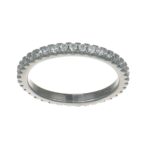 Anello argento eternè di zirconi bianchi