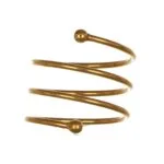 Anello placcato oro da falange